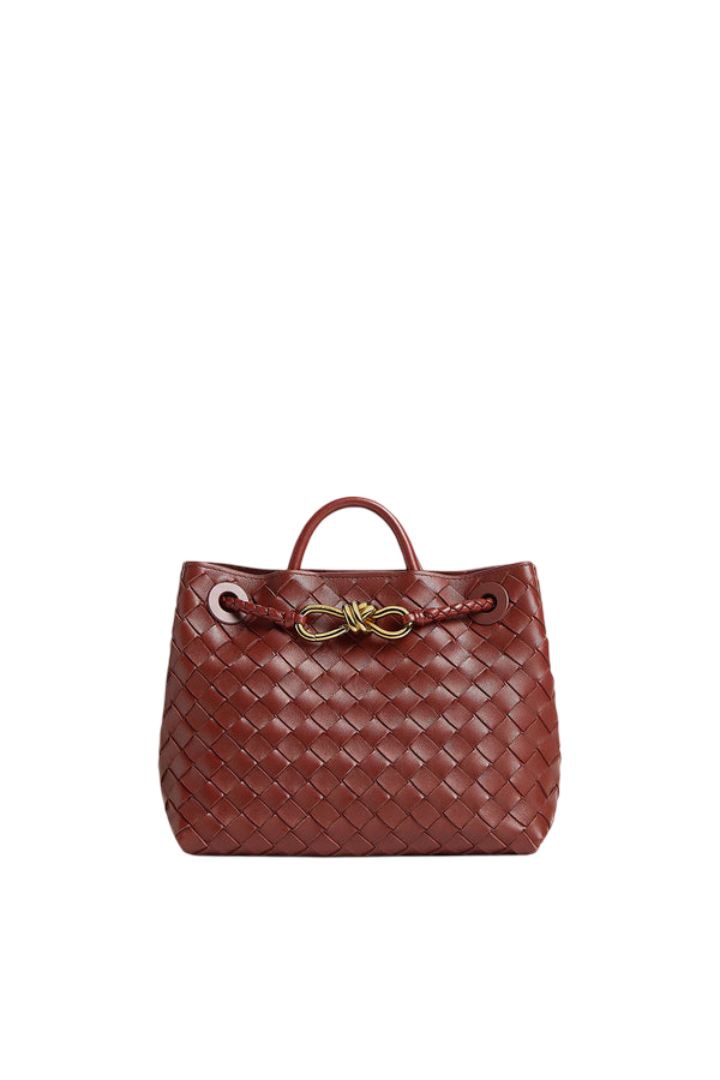 BOTTEGA VENETA Mini Woven Leather Handbag
