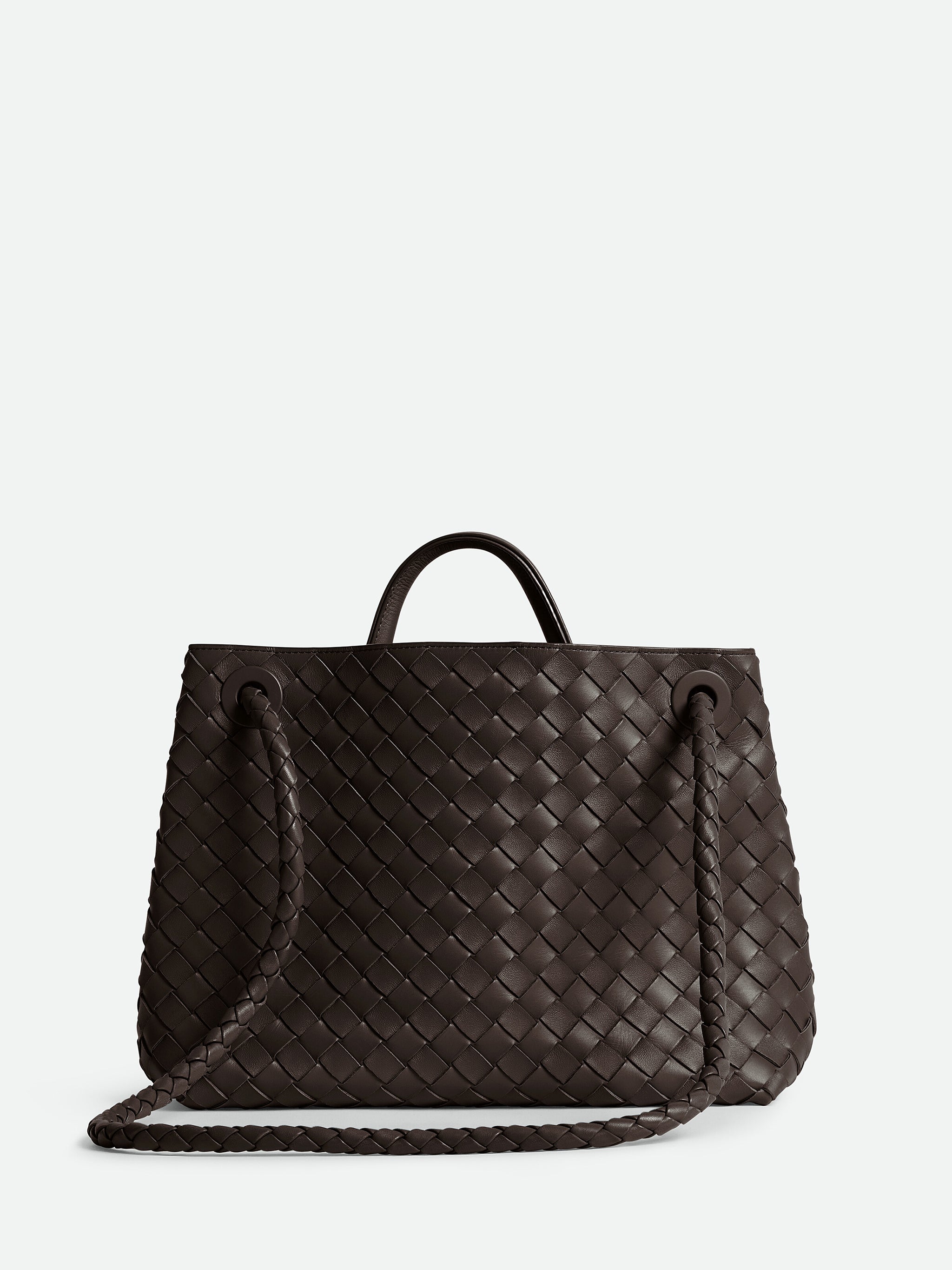 BOTTEGA VENETA Medium Handbag with Intrecciato Motif and Knot Detail