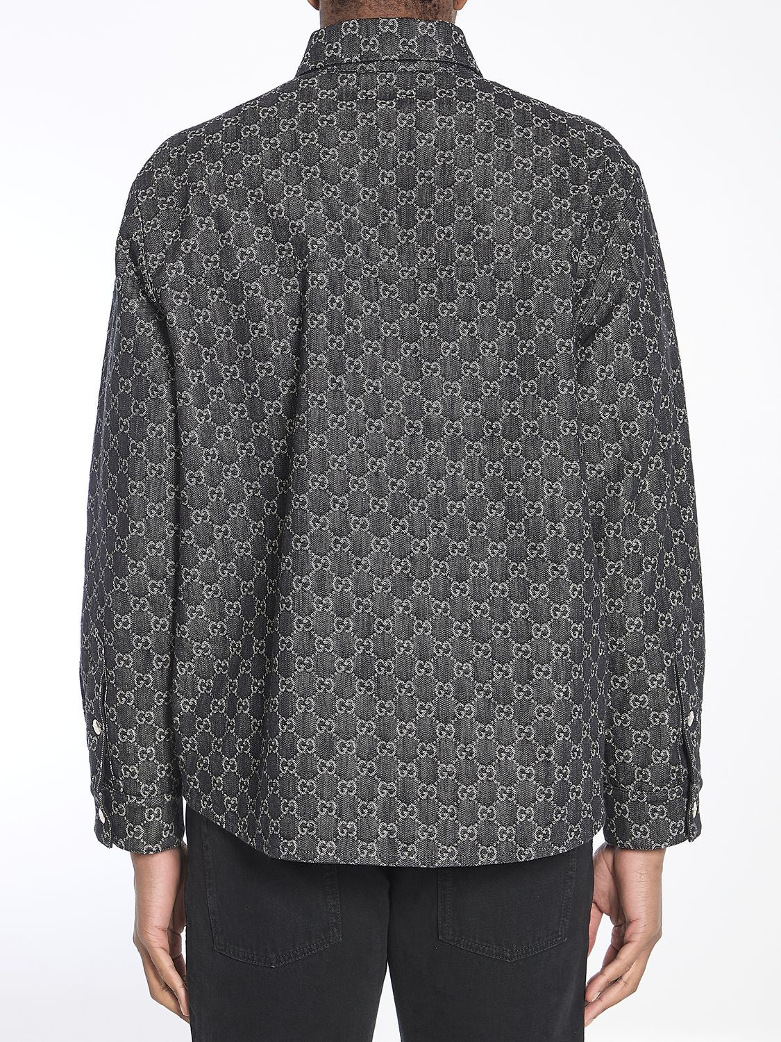 GUCCI Embroidered Denim Reversible Overshirt - SS25