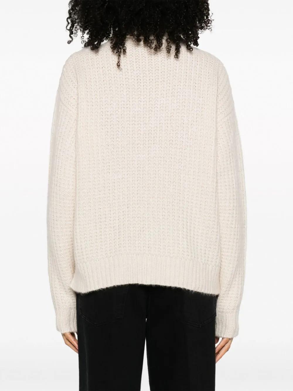 GUCCI Oversized Silk and Cashmere Turtleneck Sweater - Size S