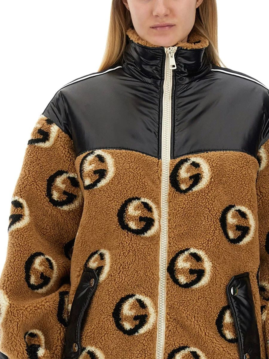 GUCCI Oversized Wool Zipper Jacket - Size S