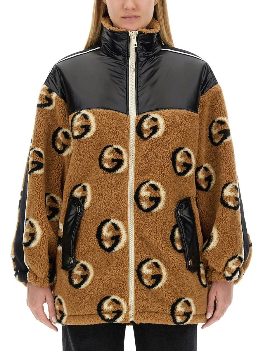 GUCCI Oversized Wool Zipper Jacket - Size S