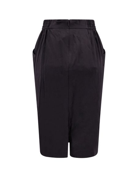 SAINT LAURENT Elegant Silk Midi Skirt for Women