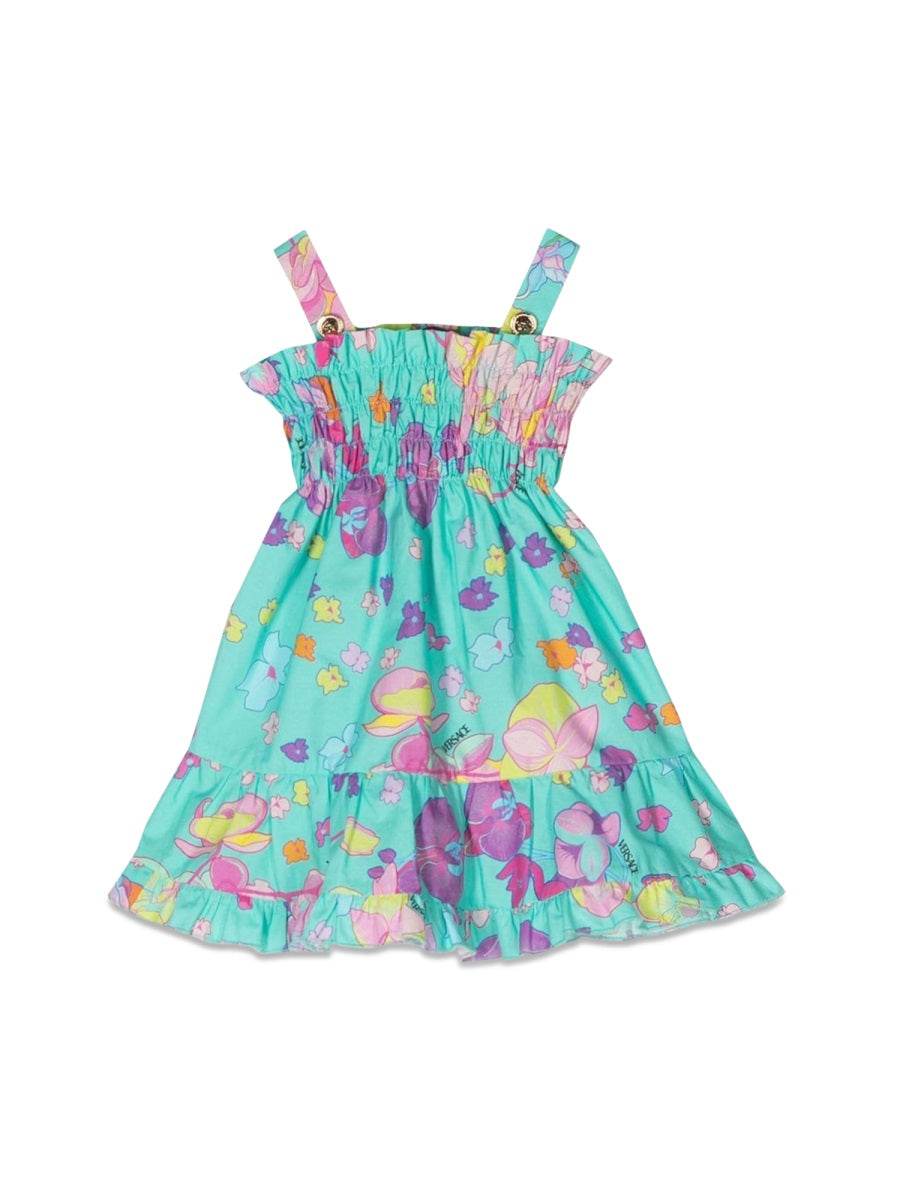 VERSACE Mini Baroque Dress for Baby Girls
