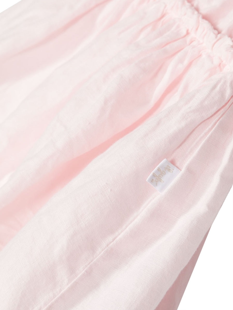 IL GUFO Mini Dress with Ruffle Collar for Baby Girls