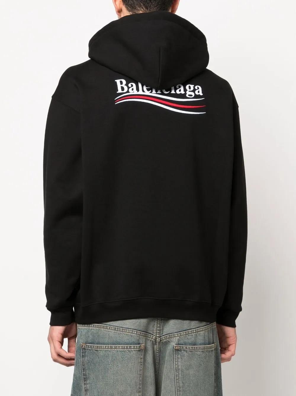BALENCIAGA Political Campaign Hoodie for Women - FW25 Collection