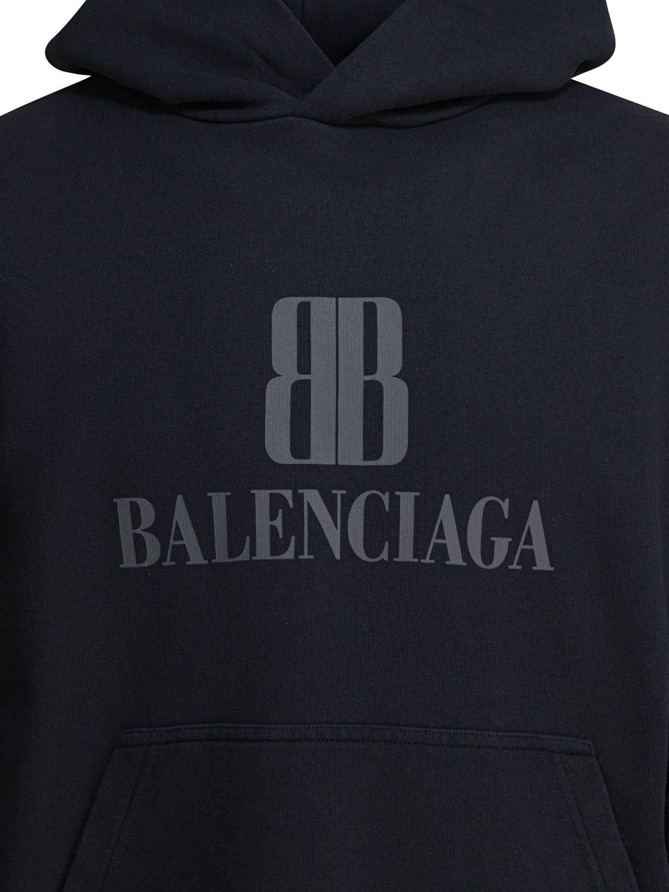 BALENCIAGA Medium Fit Cotton Hoodie for Men