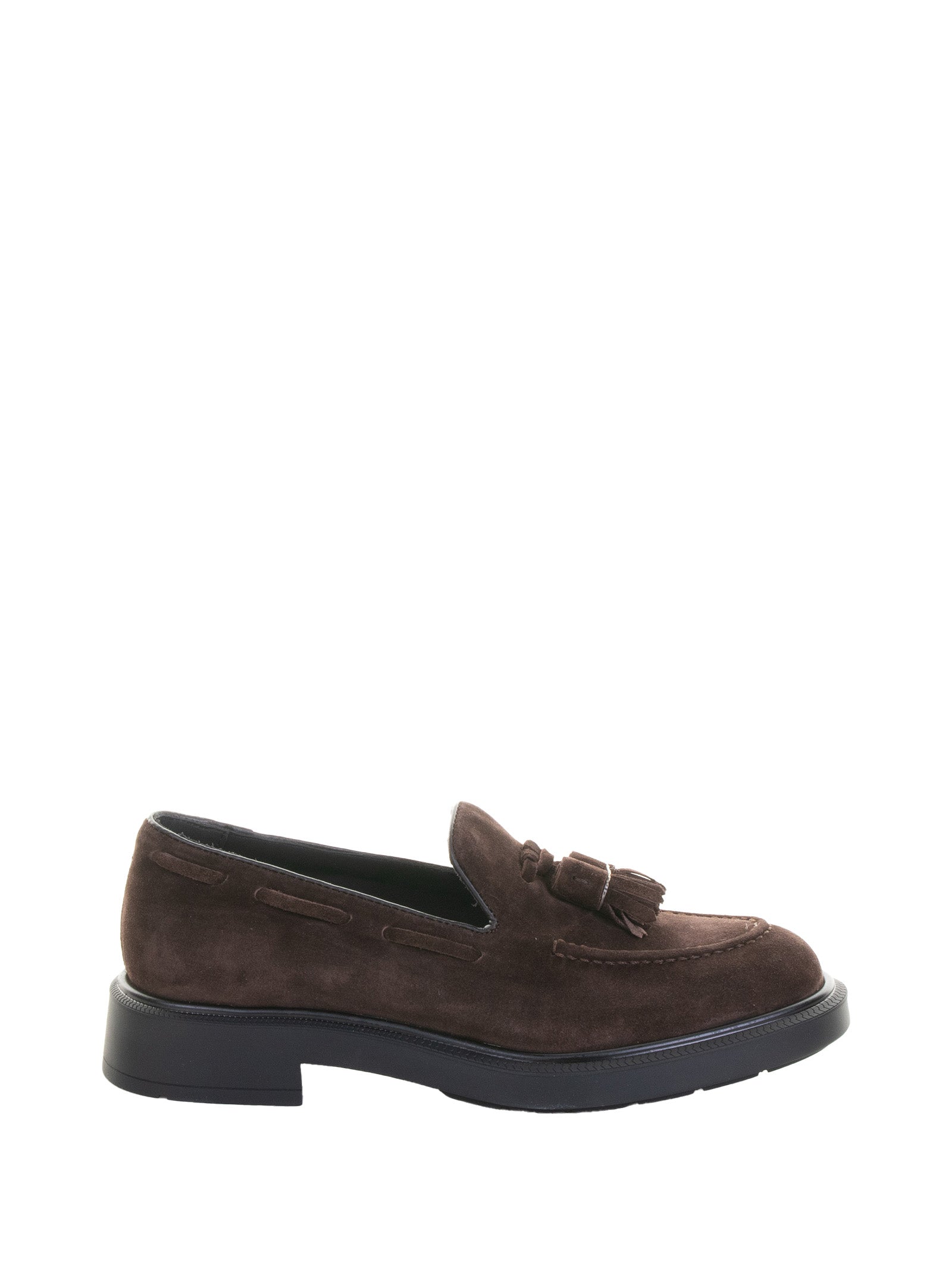 FRATELLI ROSSETTI Suede Moccasins with Tassels for Women