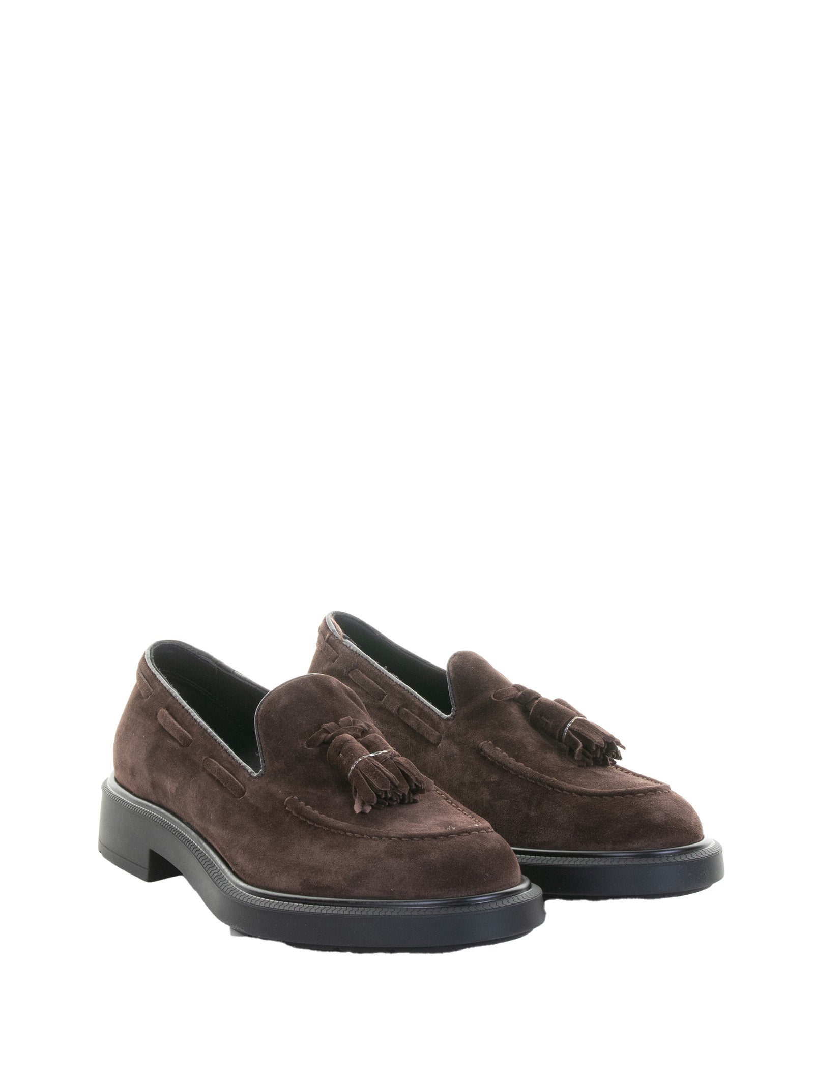 FRATELLI ROSSETTI Suede Moccasins with Tassels for Women