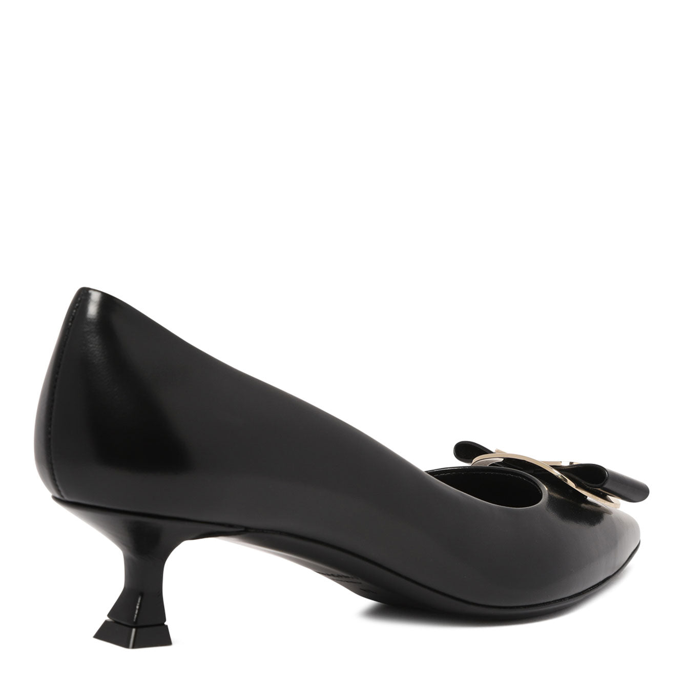 Ferragamo Elegant Lambskin Heel Shoes for Women