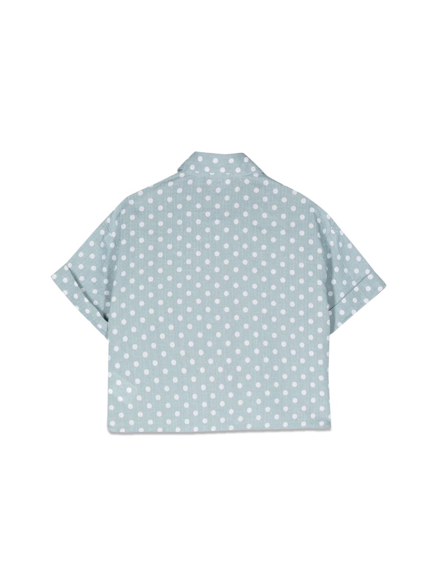 ASPESI Short Sleeve Mini Shirt for Girls