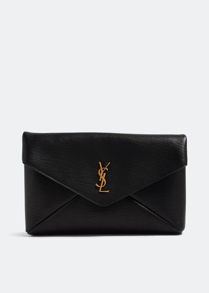 SAINT LAURENT CASSANDRE LARGE ENVELOPE Pouch Handbag - HEIGHT 18 CM, WIDTH 29.5 CM