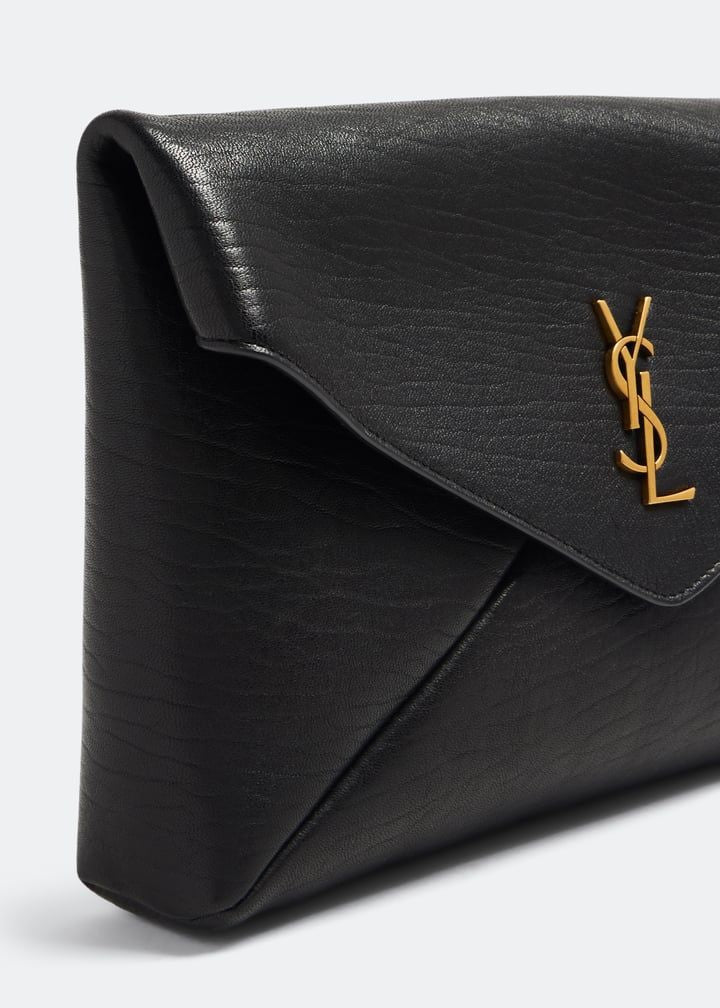 SAINT LAURENT CASSANDRE LARGE ENVELOPE Pouch Handbag - HEIGHT 18 CM, WIDTH 29.5 CM