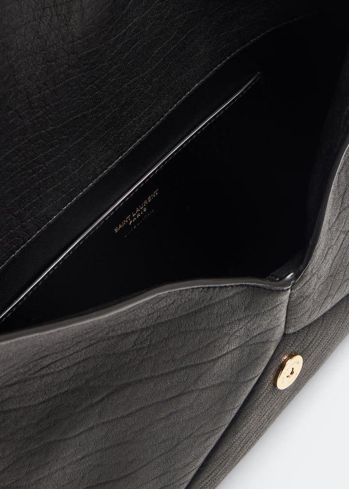 SAINT LAURENT CASSANDRE LARGE ENVELOPE Pouch Handbag - HEIGHT 18 CM, WIDTH 29.5 CM