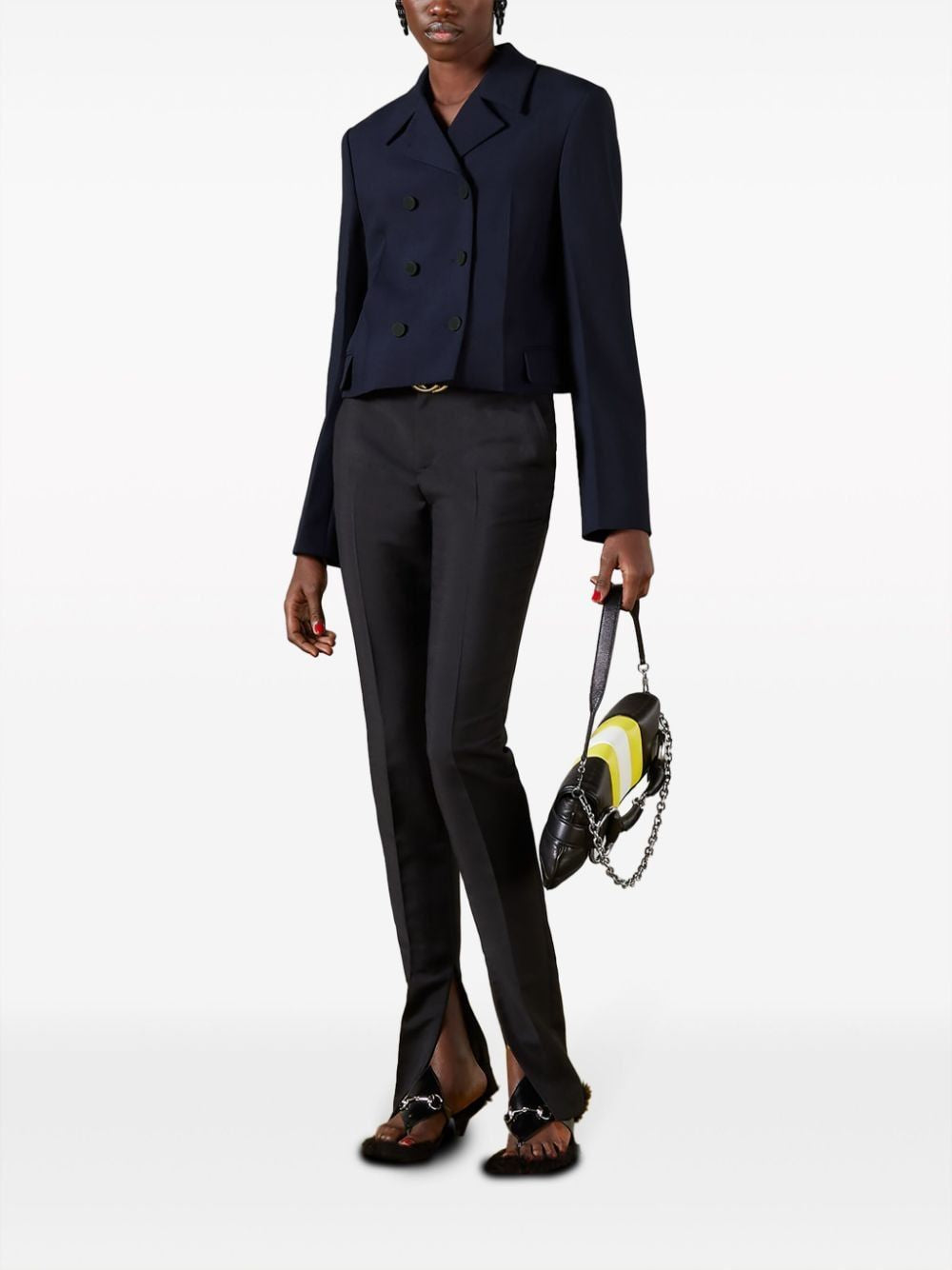 GUCCI Chic Women's Mohair Blend Pants