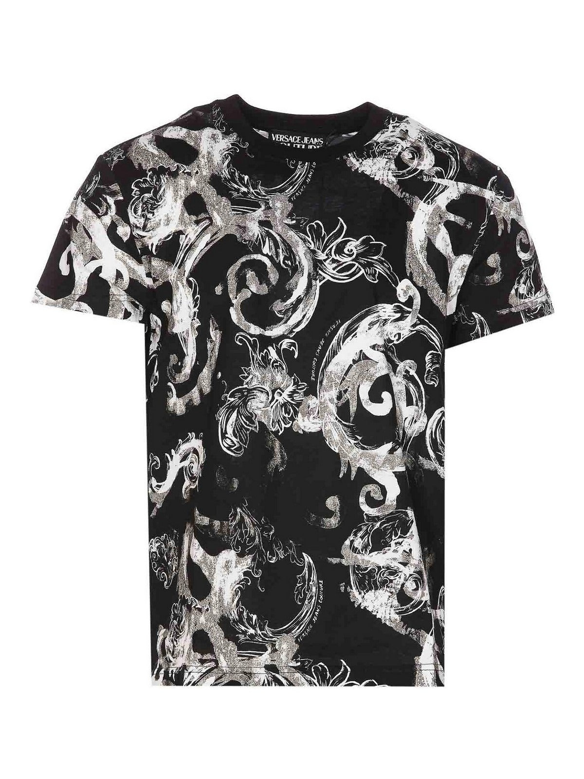 VERSACE JEANS COUTURE Classic Cotton T-Shirt for Men - SS24 Collection
