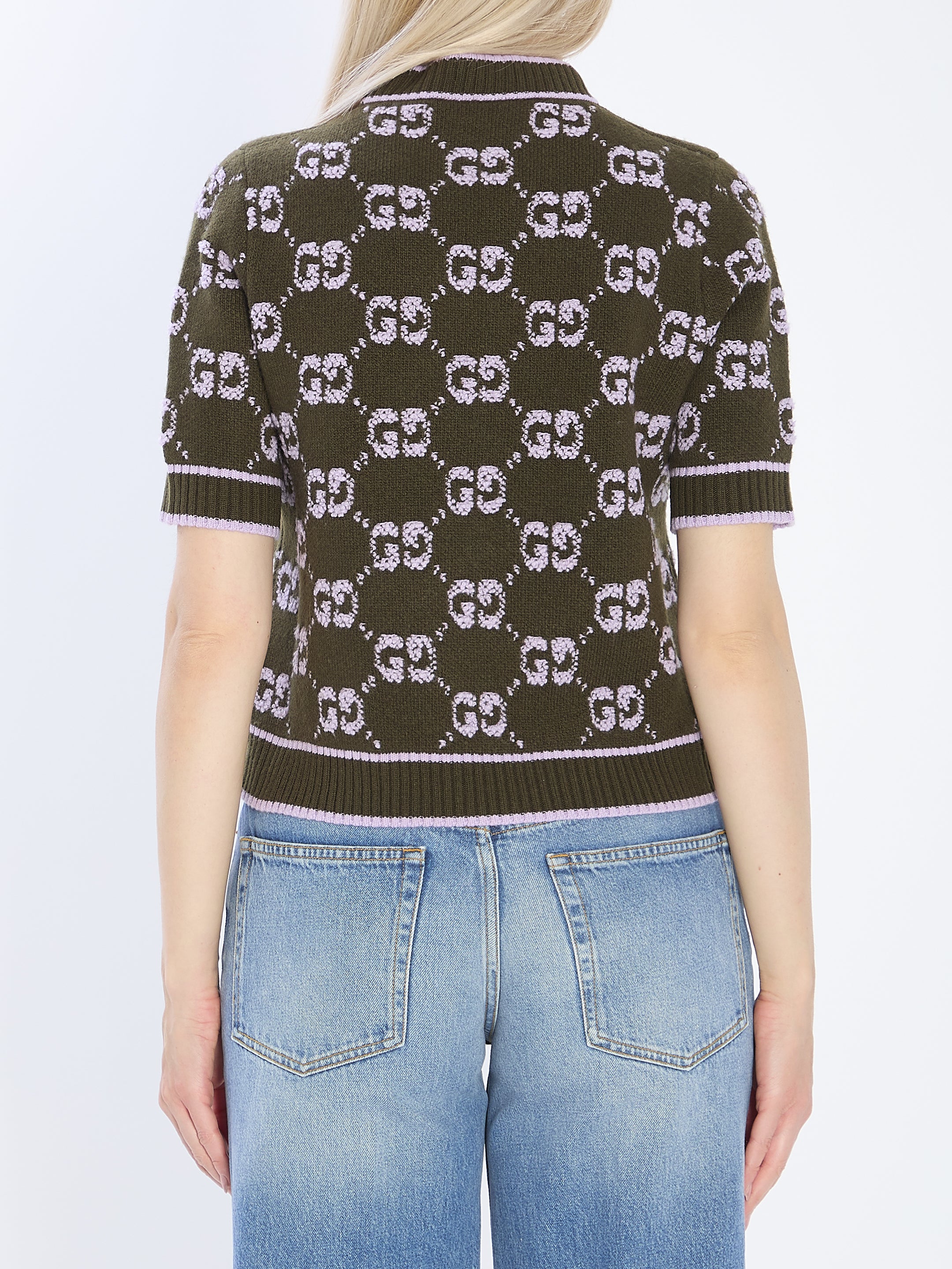 GUCCI Embroidered Wool Sweater for Women - FW25 Collection