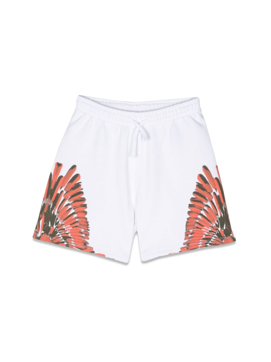 MARCELO BURLON COUNTY OF MILAN Mini Wings Sweatshorts for Boys