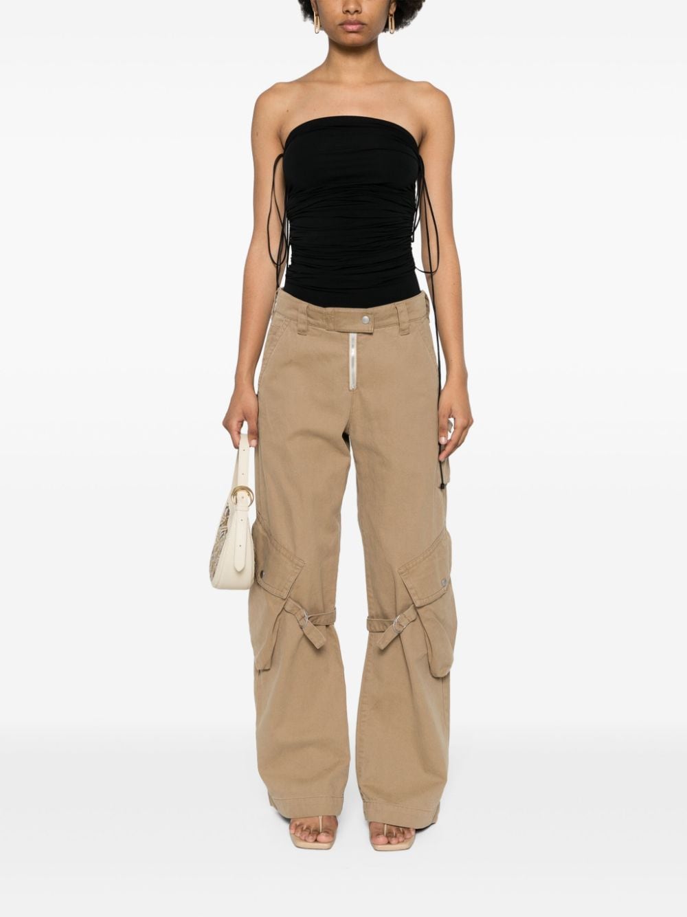 WOLFORD Mini Draping String Bodysuit