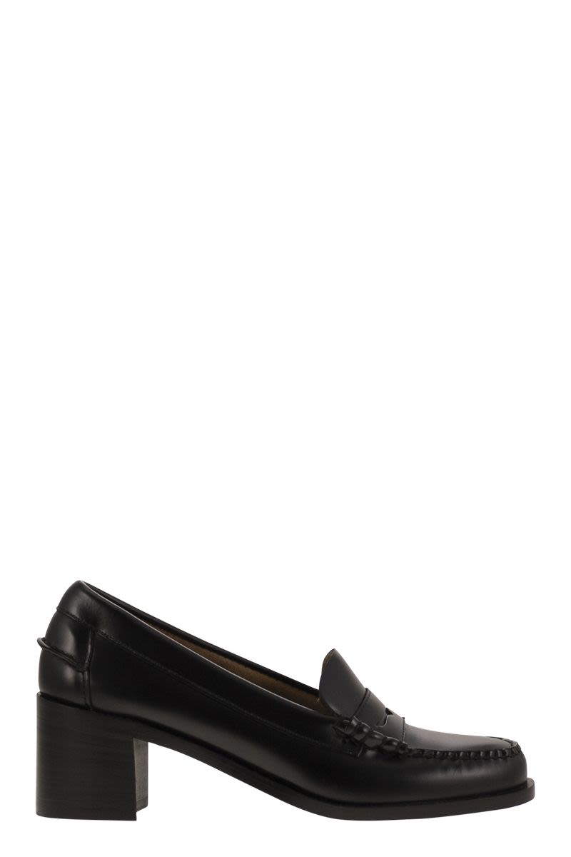 SEBAGO Egle Leather Moccasin - 5 CM Heel