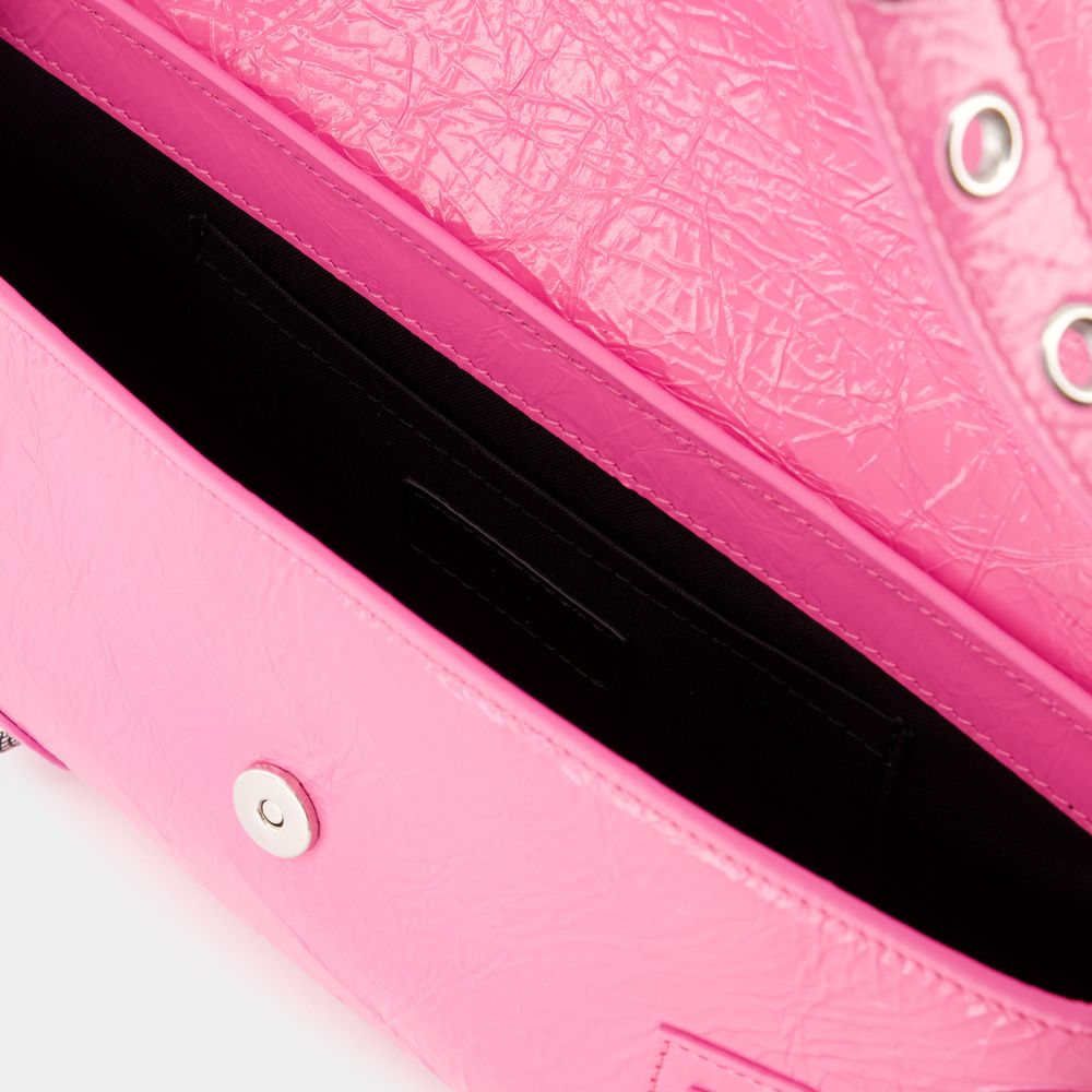 BALENCIAGA Mini Leather Small Sling Shoulder Handbag