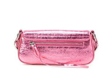 BALENCIAGA Mini Studded Lambskin Shoulder Handbag