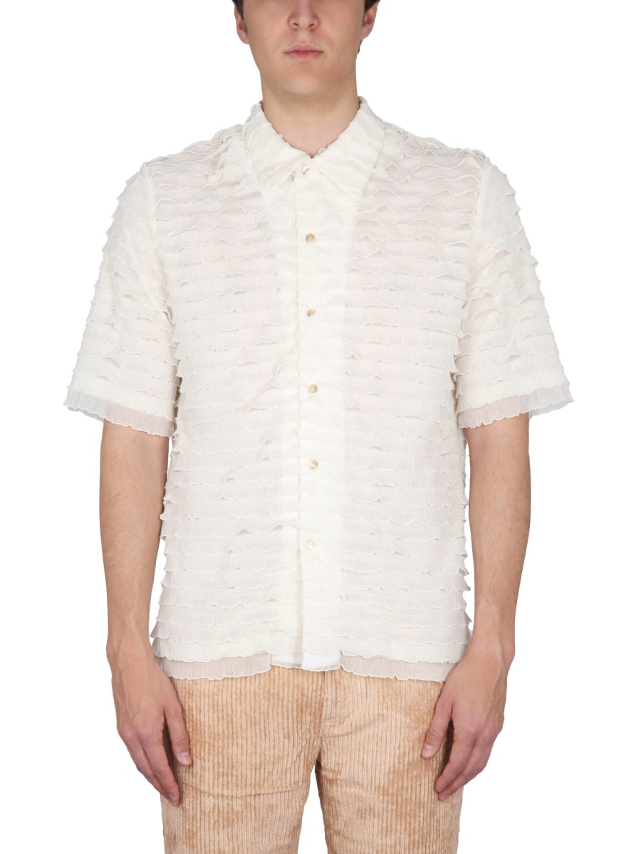 SÉFR Modern French Collar Shirt for Men