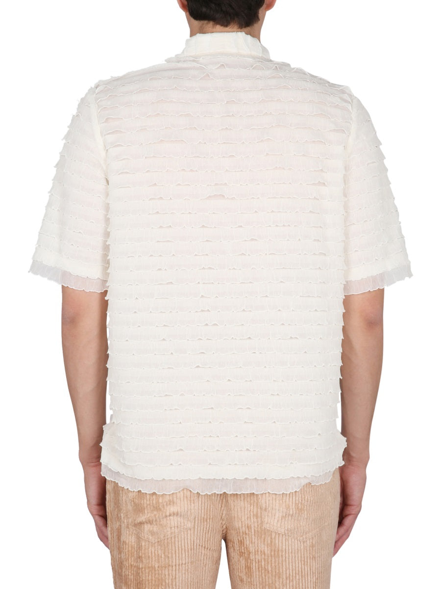 SÉFR Modern French Collar Shirt for Men