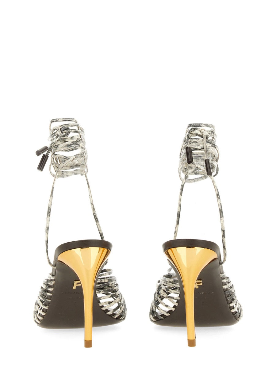 Ferragamo Elegant Leather Sandal