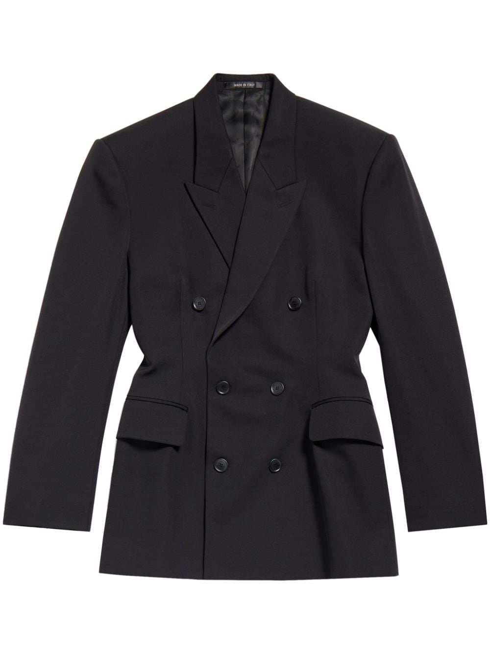 BALENCIAGA Women's Tailored Double-Breasted Wool Blazer