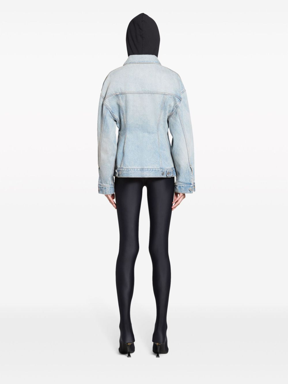 BALENCIAGA Women's Denim Hourglass Jacket