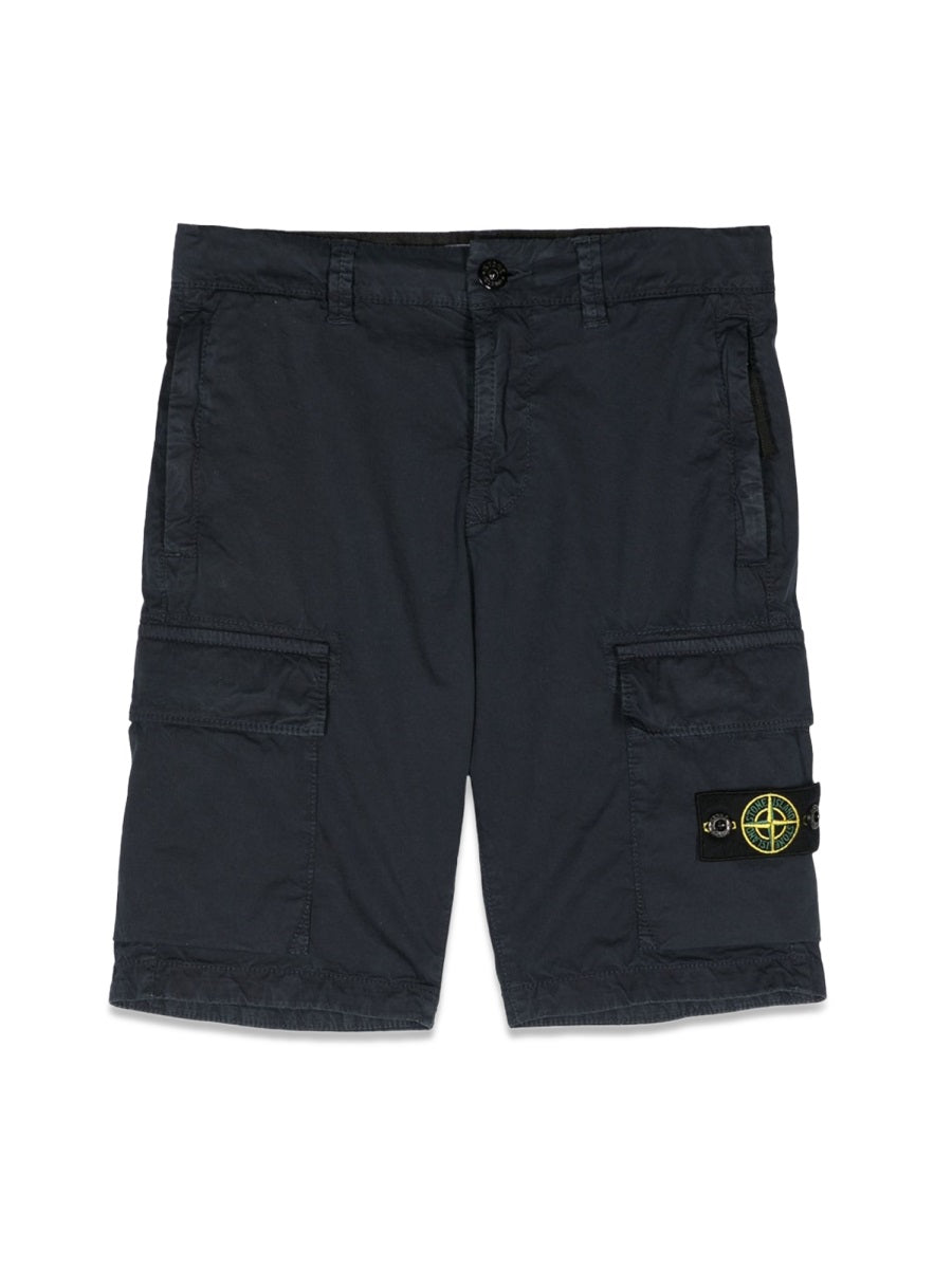 STONE ISLAND Classic Regular Bermuda Shorts for Boys