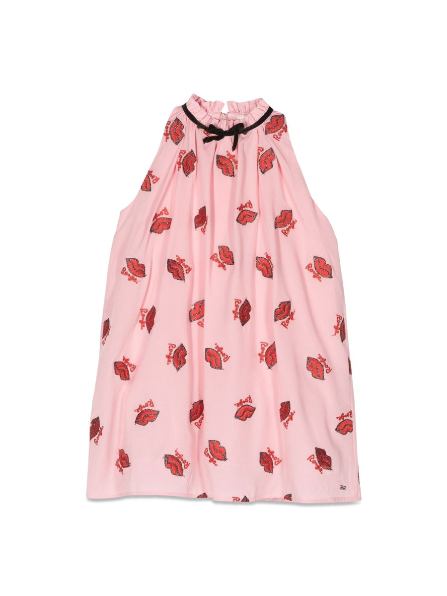 SONIA RYKIEL Mini Kisses Pinafore Dress for Girls