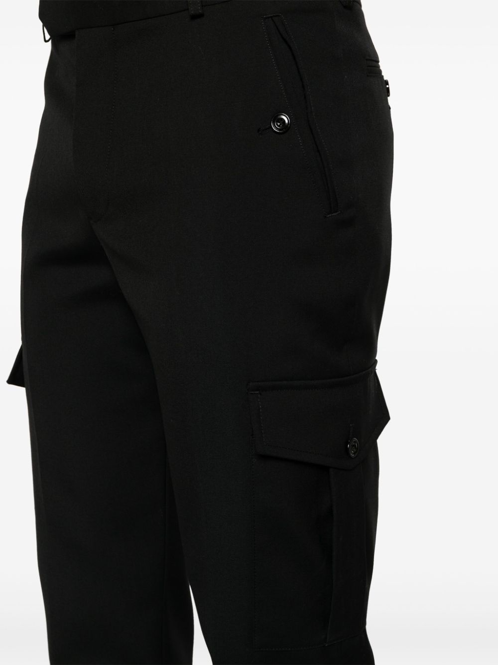 ALEXANDER MCQUEEN Tailored Tapered Cargo Trousers for Men
