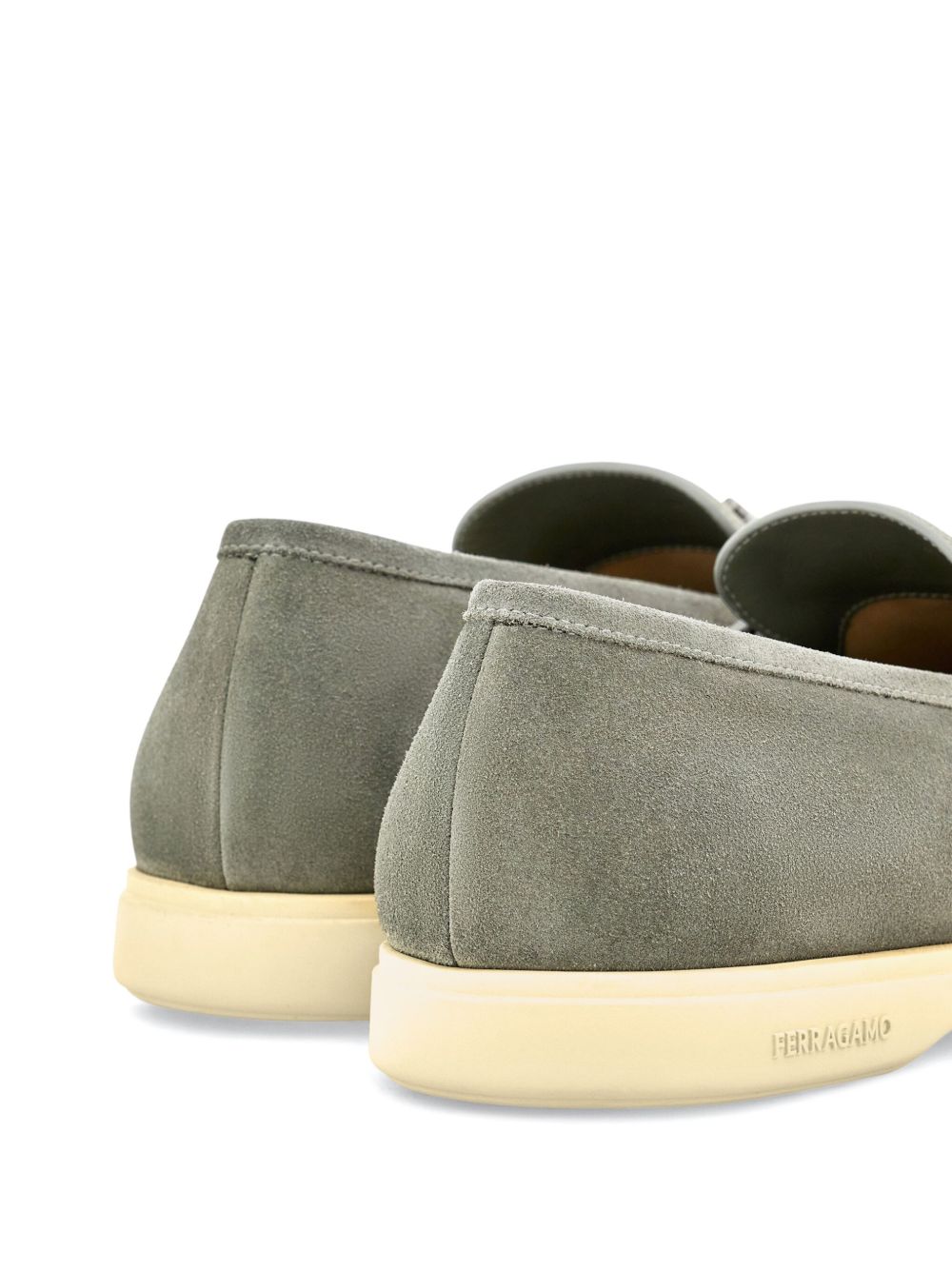 Ferragamo Men's Suede Cosimo Loafers