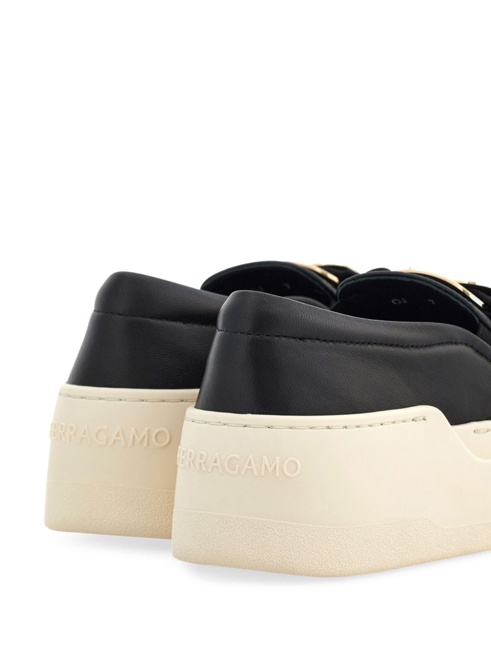 Ferragamo Lambskin Slip-On with Signature Bow