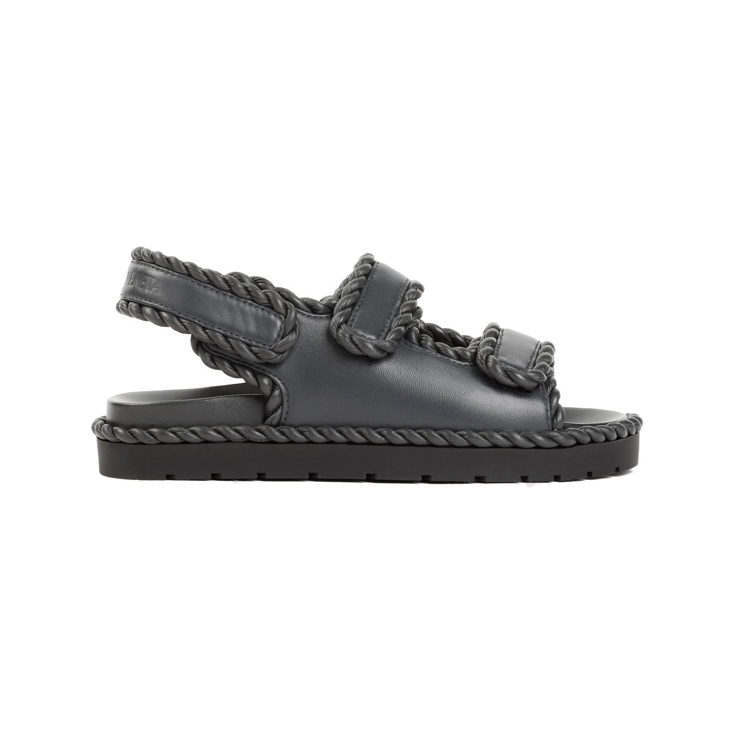 BOTTEGA VENETA Elegant Flat Sandals with Torchon Decoration