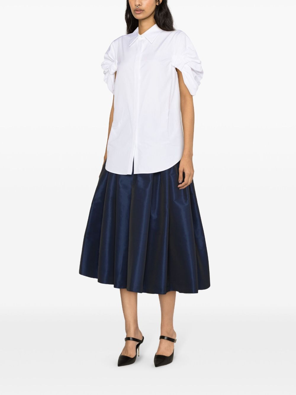 ALEXANDER MCQUEEN Shirt with Knot Sleeve - Regular Fit Size 40