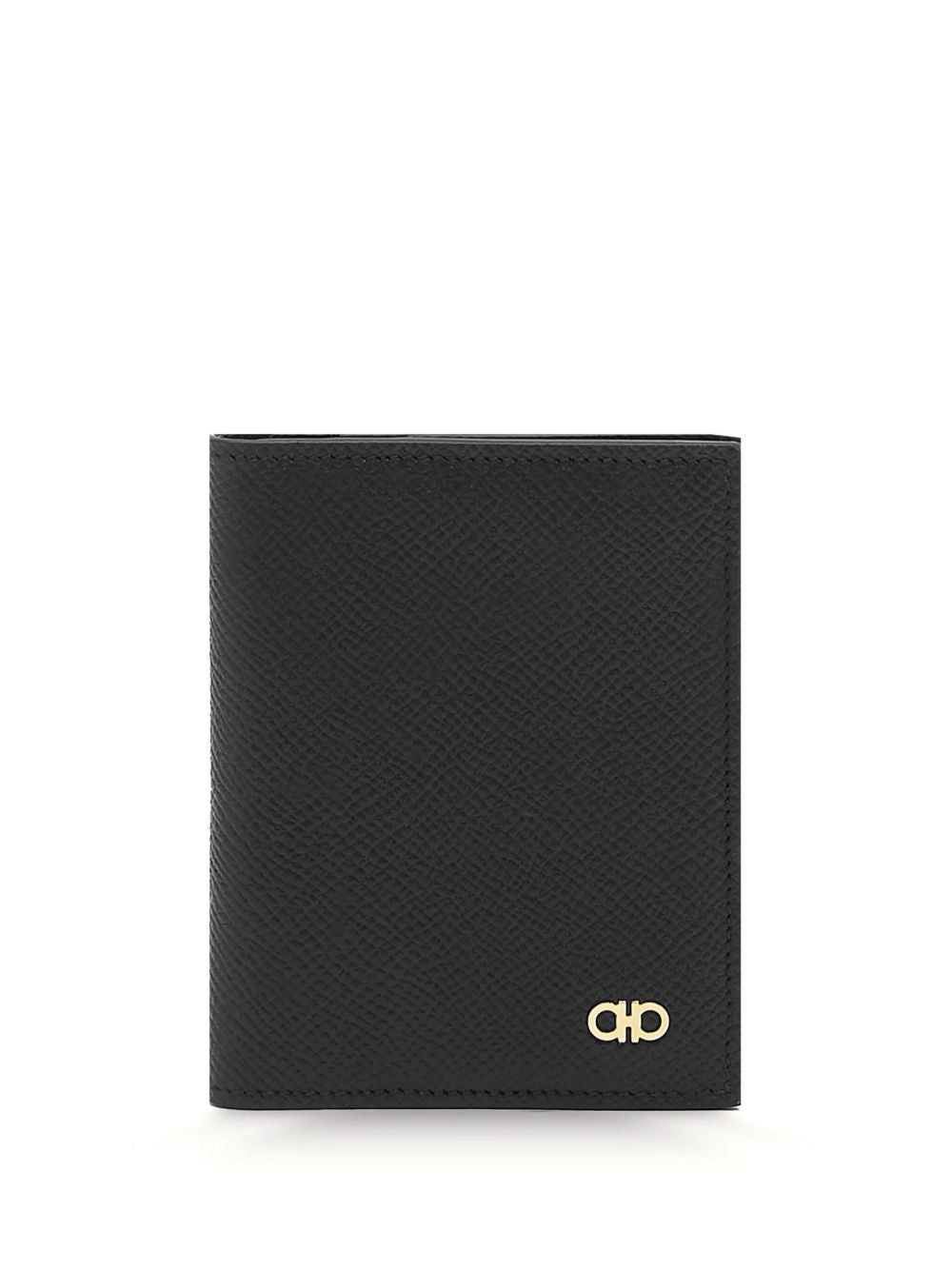 Ferragamo Leather Grained Texture Bi-Fold Wallet