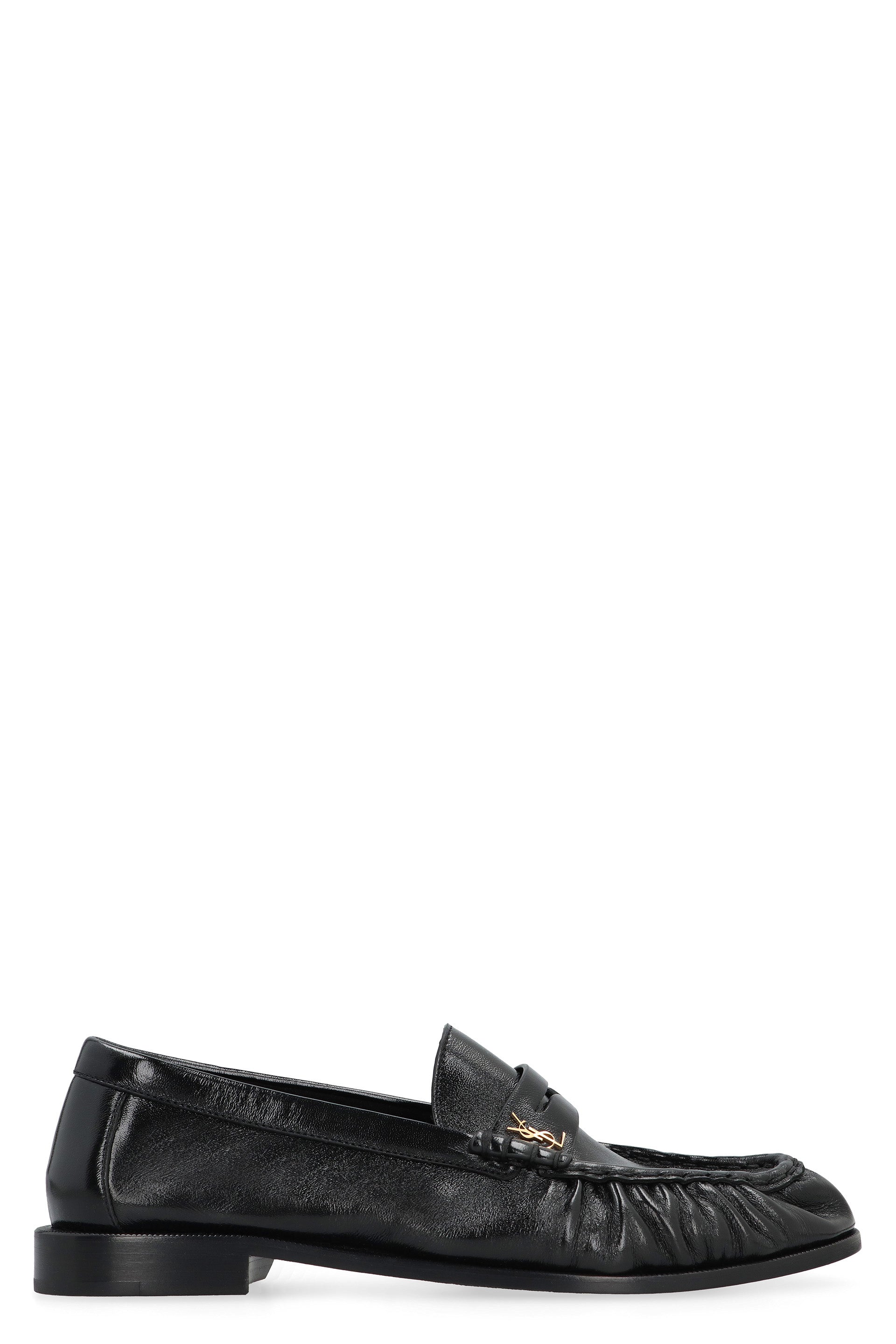 SAINT LAURENT Premium Lambskin Moccasin Loafer