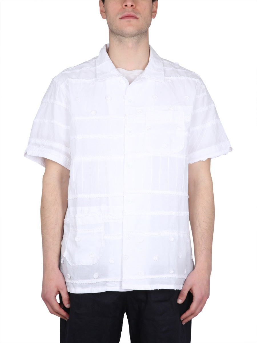 ENGINEERED GARMENTS Classic Collar Embroidered Shirt