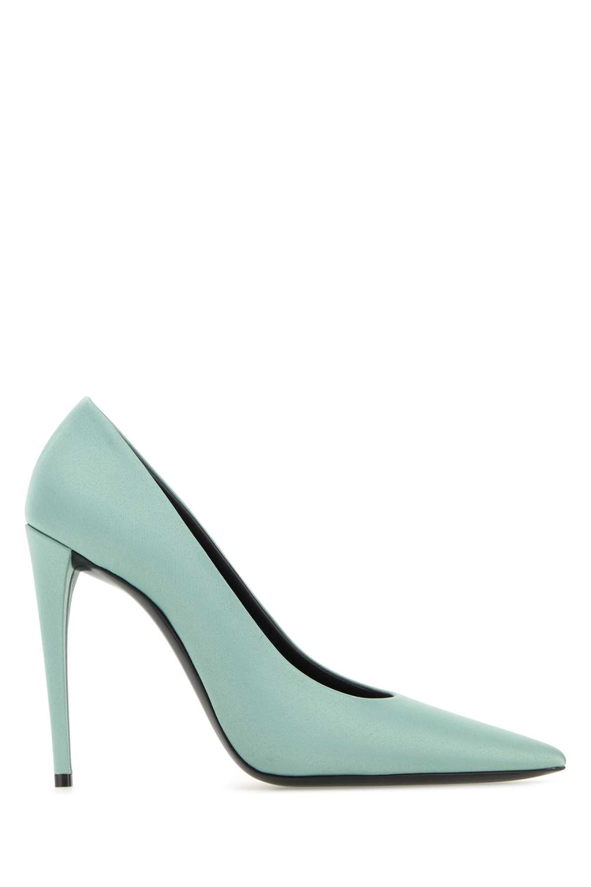 SAINT LAURENT Satin Monceau Pumps
