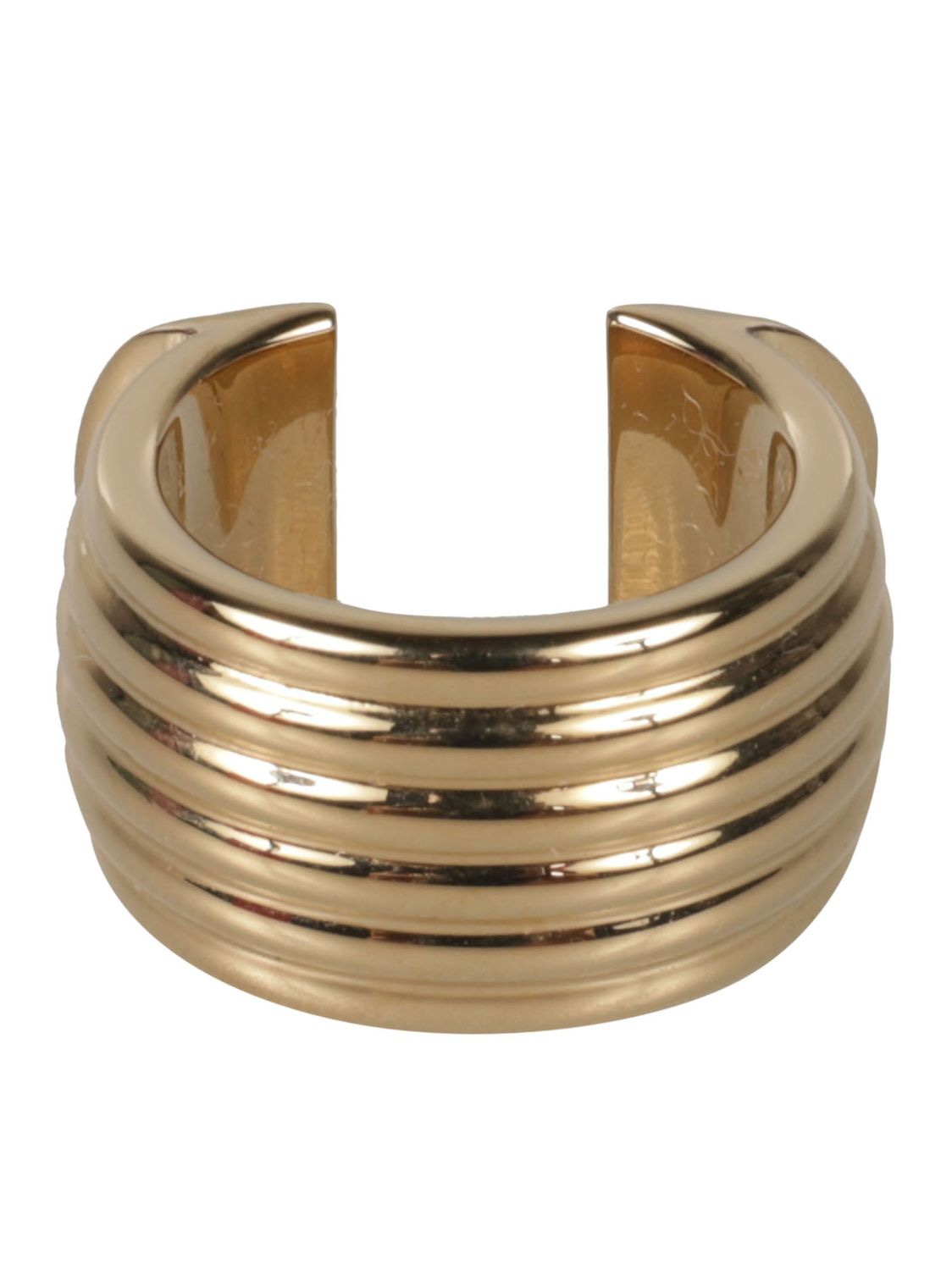 Ferragamo Elegant Brass Ring