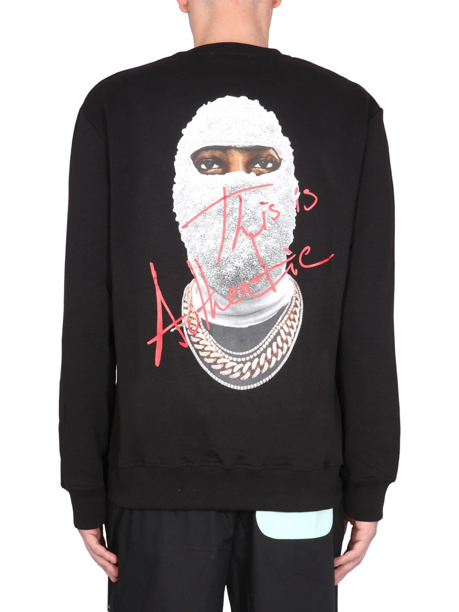 IH NOM UH NIT Crowling Print Sweatshirt for Men