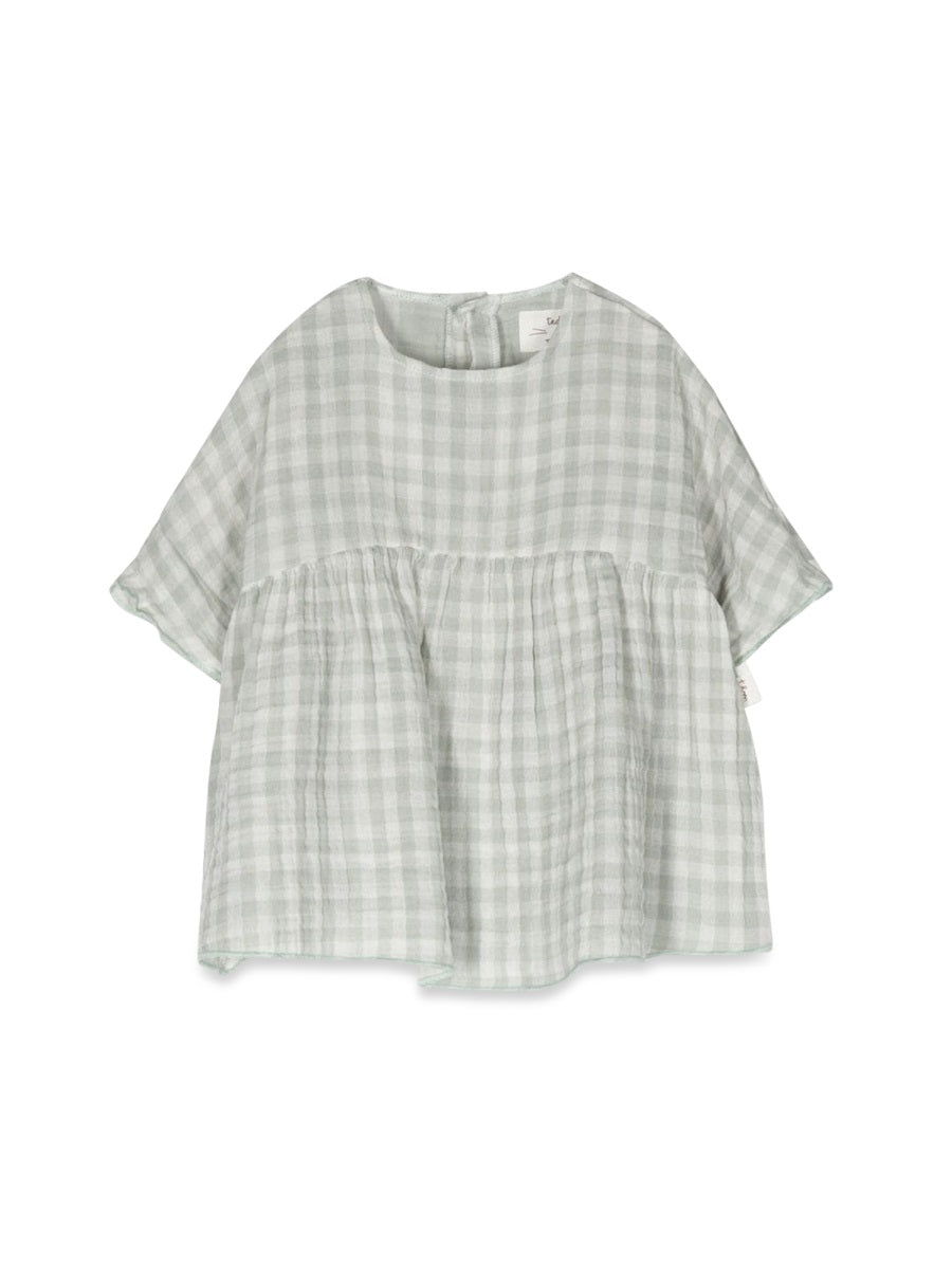 TEDDY & MINOU Mini Checkered Cotton Dress