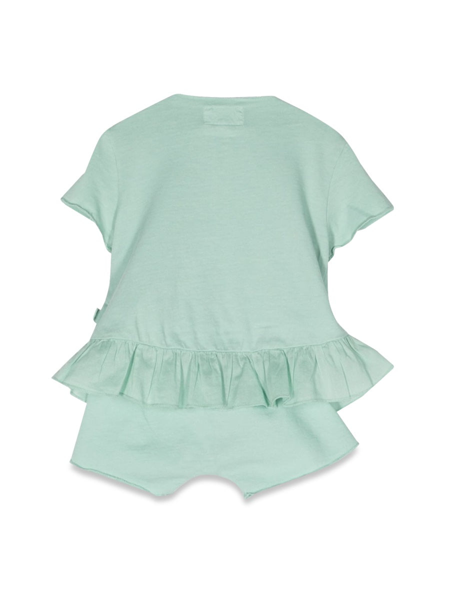 TEDDY & MINOU Mini Ruffled T-Shirt and Shorts Set