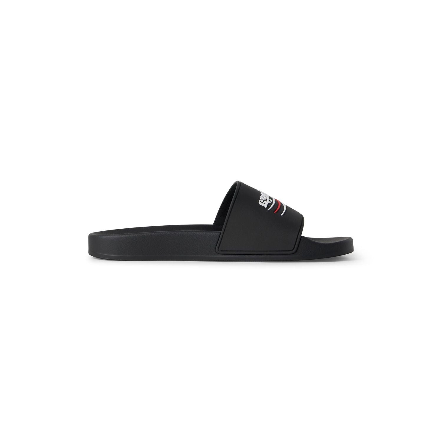 BALENCIAGA Political Logo Pool Sandals for Men