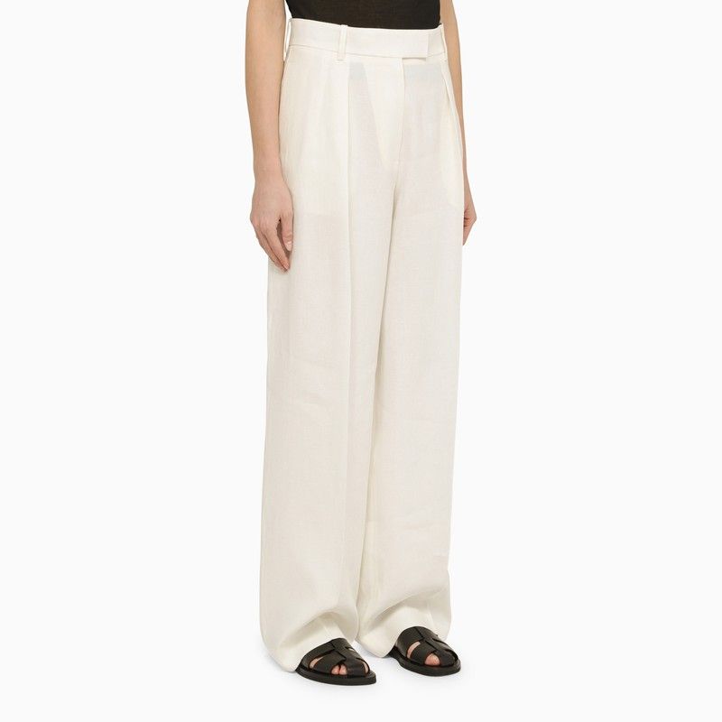 THE ROW Elegant Linen Pants for Women - FW24 Collection