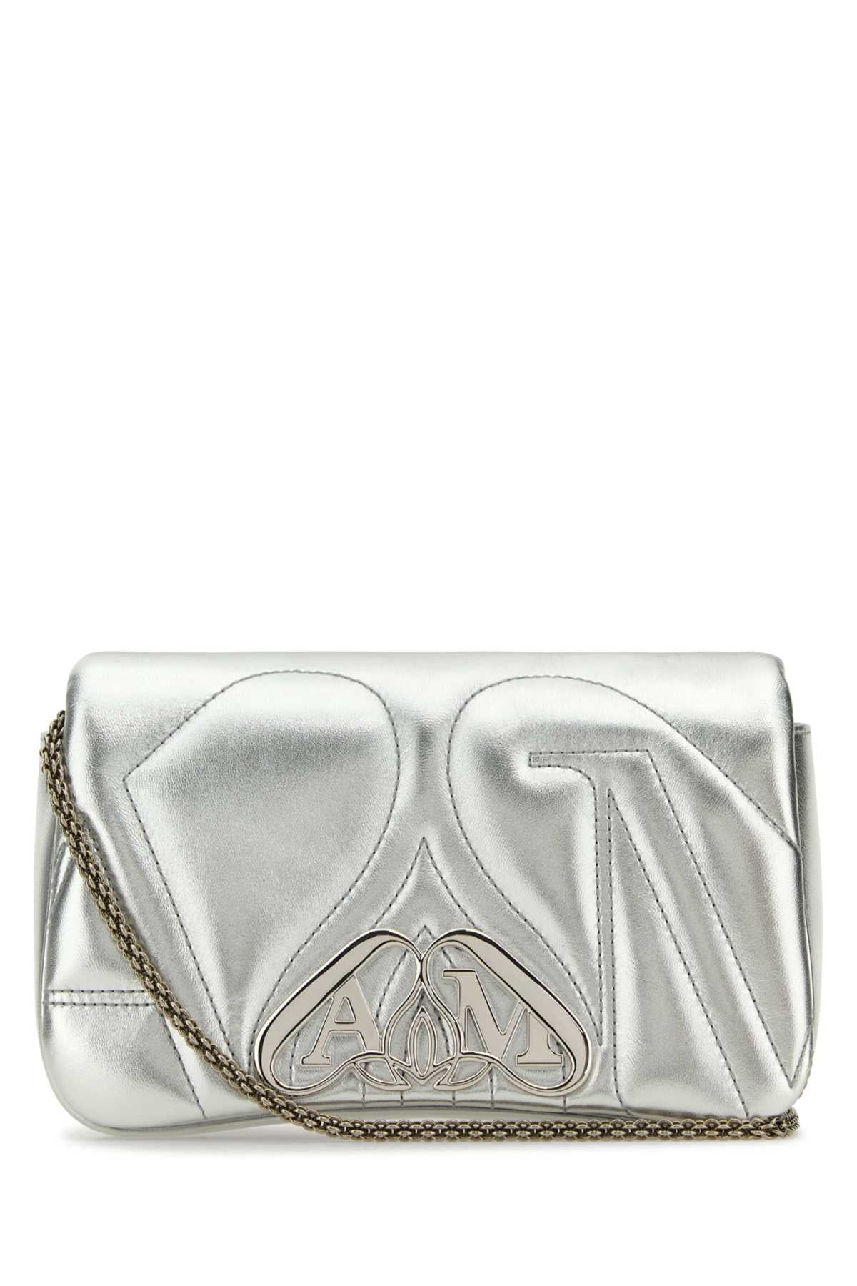 ALEXANDER MCQUEEN Mini Leather Seal Clutch
