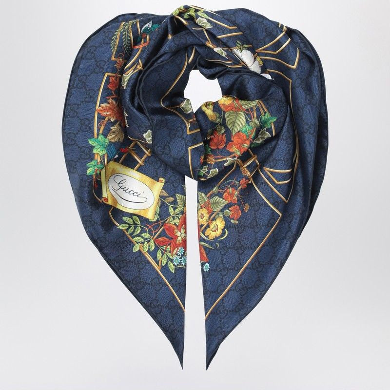 GUCCI Luxury Silk Scarf for Women - FW25 Collection